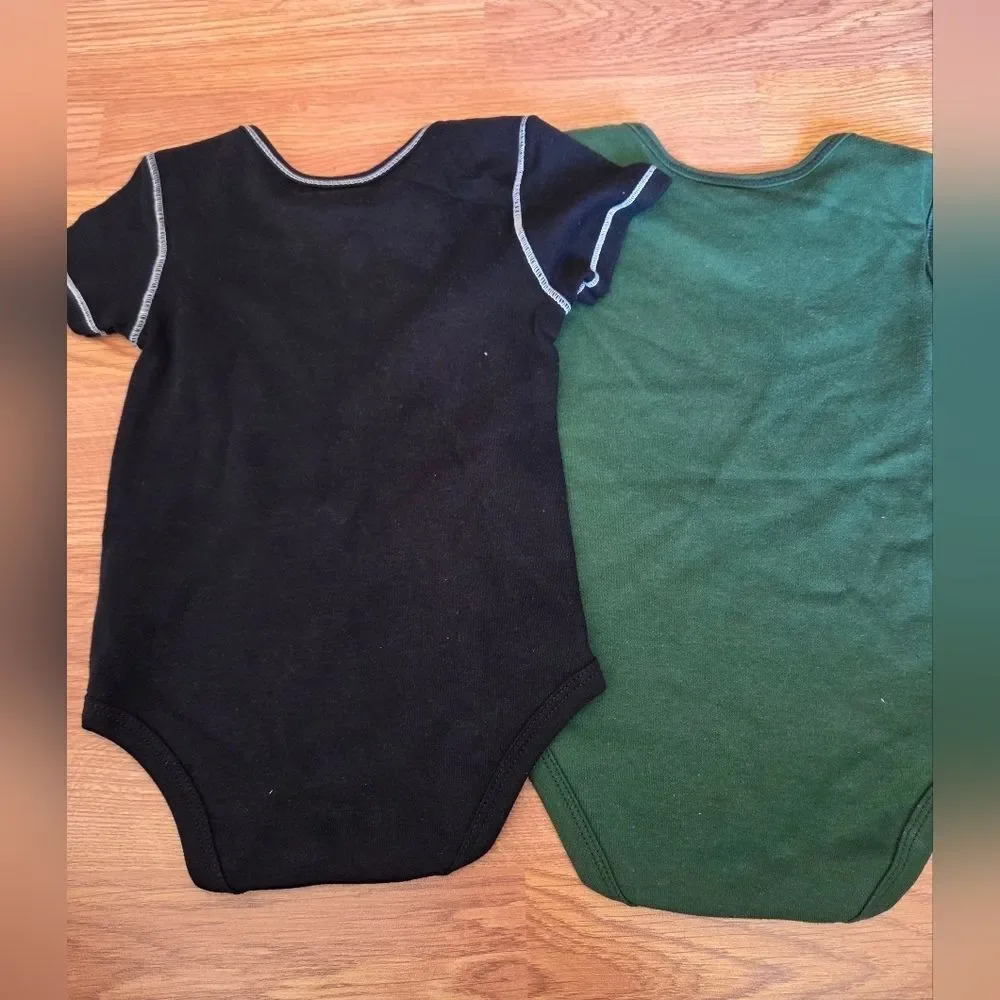 NFL NY Jets Baby Bodysuit 2pc 18 Months New 100% Cotton Football Athletic